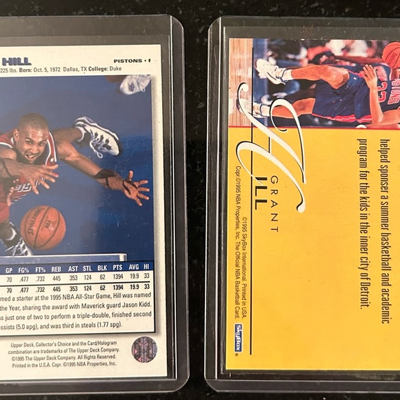 Charles Barkley & Grant Hill NBA Basketball Trading Cards Medley Package (5) - Picture 5 of 8